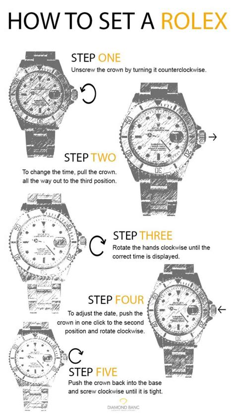 rolex watch set|how to adjust a rolex.